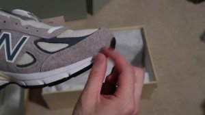 NEW BALANCE MADE IN USA 990V4 "GREY DAY" SNEAKER UNBOXING