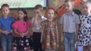 Песня "Осень золотая", поют дети средней группы №5 МБДОУ "ЦРР - д/с "Сказка"
