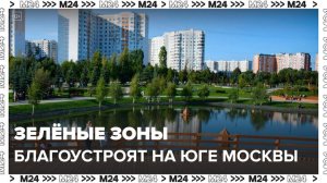 Четыре зеленые зоны благоустроили на юге Москвы - Москва 24