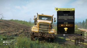 SnowRunner Состязание Круг на поле за 3:30 на Freightliner M916A1