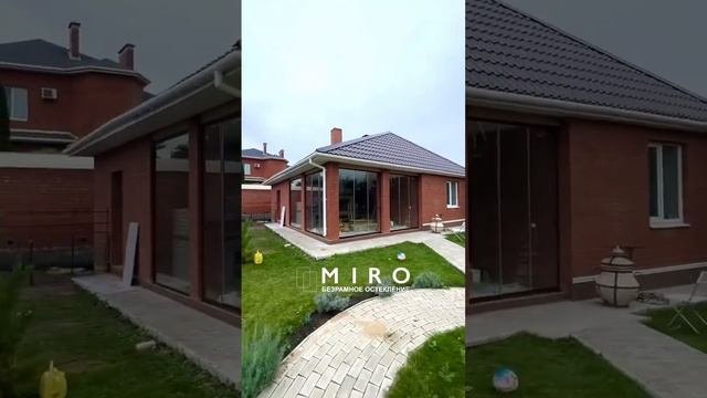 Безрамное остекление для барбекю