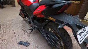 How to adjust your motorcycle chain : DIY : Dominar 400