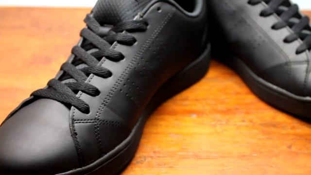 Adidas Advantage Clean VS (BLACK ON BLACK) смотреть онлайн