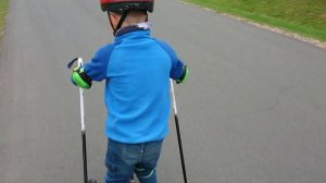 Первый раз на лыжероллерах