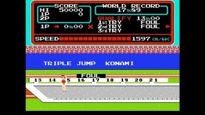 Track & Field — Геймплей | Прохождение (NES, Famicom, Dendy)