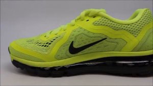 Nike Air Max 2014 621077-700 KixRx.com Black/Volt-White Mens