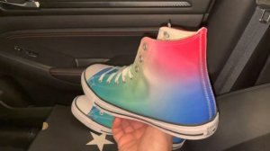 Converse Chuck Taylor All Star High Psychedelic Hoops Multicolor shoes