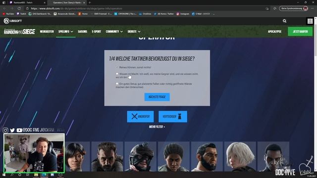 Welcher Operator passt zu mir 🤔 Anchor, Supporter oder doch Fragger? I #R6S 2021 смотреть онлайн