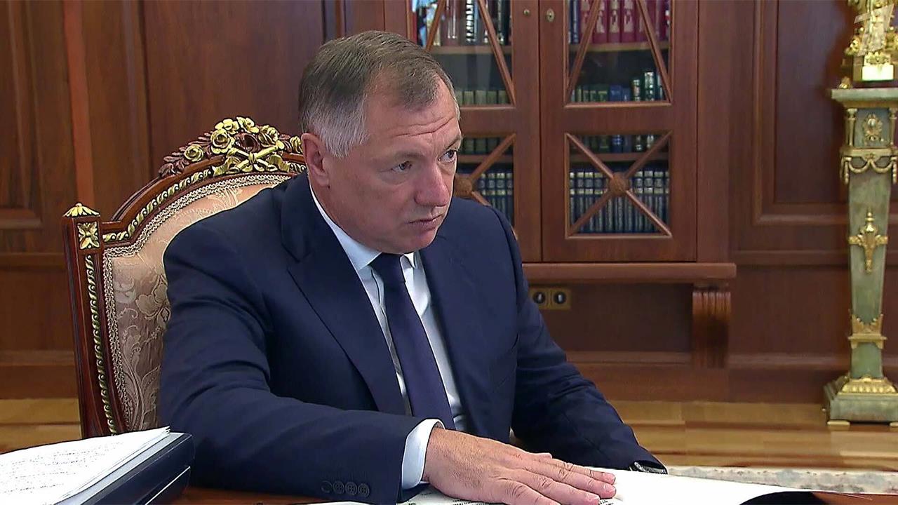 Вице-премьер Марат Хуснуллин доложил Владимиру Путину о ходе реализации нацпроектов