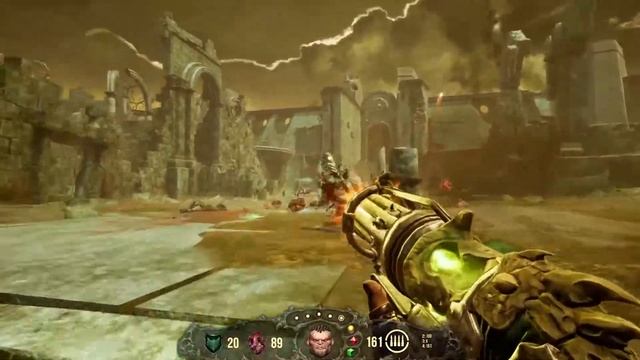 Hellbound - Walkthrough level 5 + all secret's /Difficulty level: old school/  City of Fury