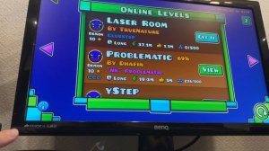 Прохожденние двух медиум демонов в geometry dashh