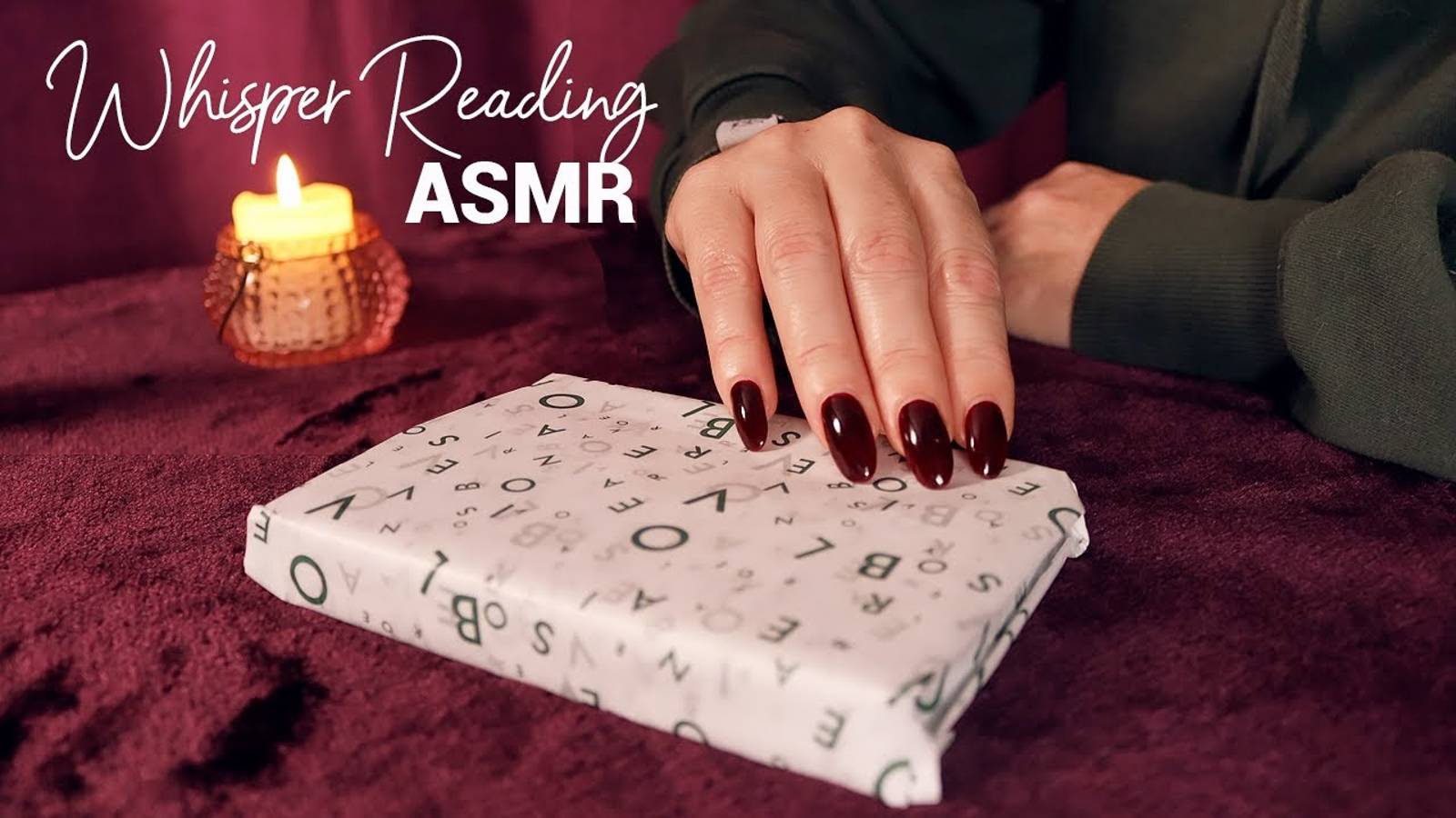 WhispersRed ASMR [27.10.2024] - АСМР🕯️ Чтение шепотом при свечах🕯️ Шуршание бумаги, постукивание