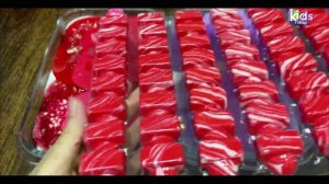 КРАСНЫЙ против ФИОЛЕТОВОГО СЛАЙМА I Смешиваем случайные слаймы двух цветов в один боьлшой слайм