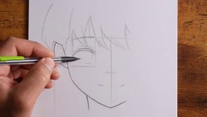 Как нарисовать девушку в стиле аниме, простой урок, шаг за шагом