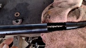 🔵 Furação do Cano🔵 Da Carabina 5.5 modificada para 22 Lr CANO FIXO..