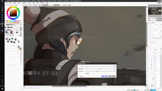 Rainbow 6 Siege - Dokkaebi | Painting Progress | speedpaint timelapse смотреть онлайн