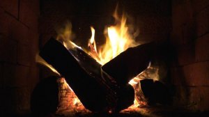 Уютная атмосфера от камина. Видео камин 3 часа