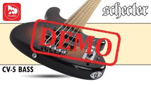 Бас-гитара SCHECTER CV-5 BASS IVY - демонстрация звучания