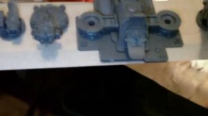 Help for Heroes Salamander Army Hunter Stalker Tank and Aegis line assembly done