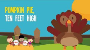 Thanksgiving Dinner  Song Lyrics Video for Kids  Thanksgiving Songs  The Kiboomers