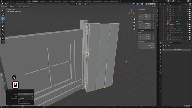 Lesson 38 - Detailing Window Shutters for Stylized Taverns