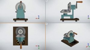 Макет зубчатой конической передачи