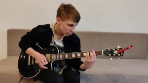 Цой Красно Желтые Дни (cover на электрогитаре)