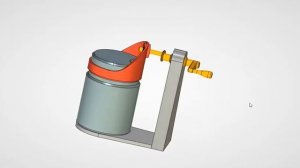 #1589 Пространственный кривошипно ползунный механизм гильзового распределения двигателя