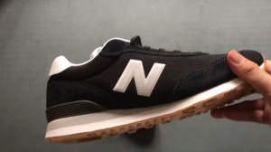 New Balance 515 Black White Gum | Chim's Sneakers