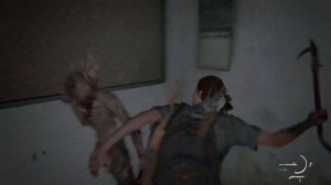 Ellie's intense fight with 2 Stalkers, the last of us part 2