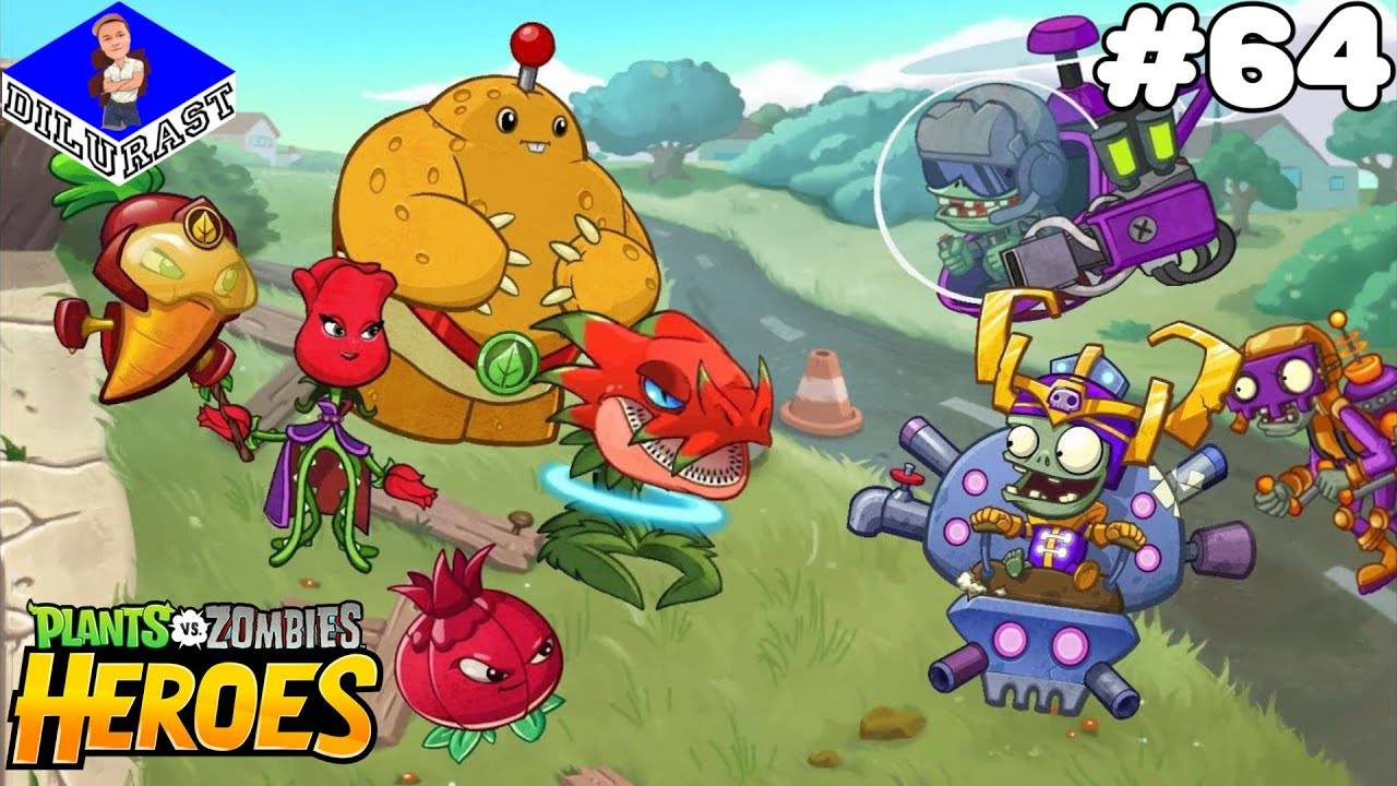 Plants vs. Zombies Heroes #64 ИГРОВОЕ ШОУ! ВИДЕОИГРА ОНЛАЙН! GAMEPLAY! ИГРОВОЙ КАНАЛ Dilurast