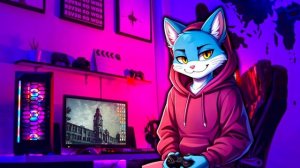 [Furry ASMR] Silly Kitty Twitch Streamer!