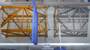 Технология покраски башенных кранов LiuGong