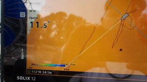 ПОСТАНОВКА НА ТОЧКУ С ЭХОЛОТОМ HUMMINBIRD Solix 12' G2