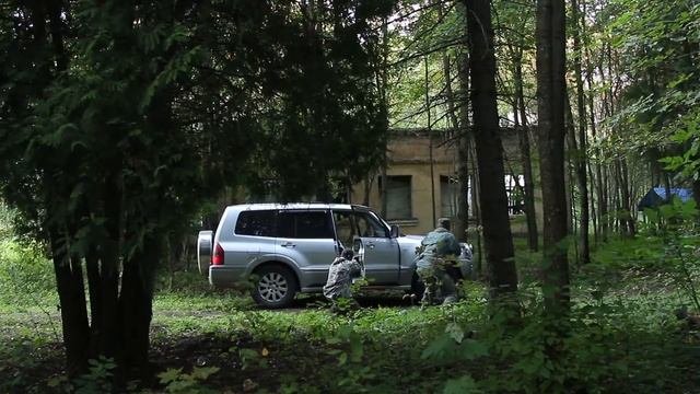 Полигон-М. Отработка ухода от засады.