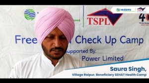 Project SEHAT | Medical Camp | Health Camp | Talwandi Sabo Power Limited | Punjab