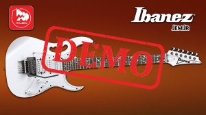 Электрогитара IBANEZ JEM-JR WHITE - демонстрация звучания