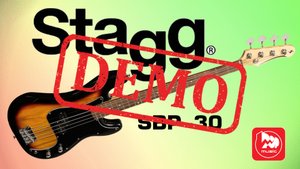 Бас-гитара STAGG SBP-30 - демонстрация звучания