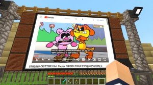 СКИБИДИ ТУАЛЕТЫ НО УЛЫБАЮЩИЕСЯ ТВАРИ В МАЙНКРАФТ 100% ТРОЛЛИНГ МУЛЬТИК POPPY PLAYTIME 3