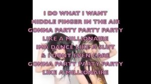 MILLIONAIRES - Party Like A Millionaire (lyrics)