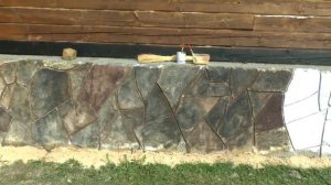 Доделали цоколь. Покраска.