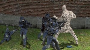 OLD SCP-096:SL VS 100 SPC GUARD!! Garrys Mod Sandbox