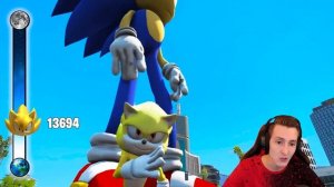 ПРЫЖОК СУПЕР СОНИКА УМНОЖАЕТСЯ С КАЖДЫМ РАЗОМ в ГТА 5 ОНЛАЙН (GTA 5 ONLINE)