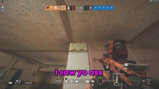 My friends and I are crackheads | LITERALLY | Gamer girl in Rainbow Six Siege смотреть онлайн