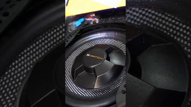 Улучшение акустики и музыки BMW X5, на компонентах Match Audio
