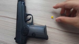 Обзор пистолета k-112s с глушителем игрушка