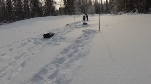 Рыбалка на хариуса и щуку в феврале/ 3 дня в тайге