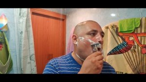 БРИТЬЕ.MUEHLE R41.немного порезался.крем NIVEA