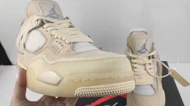 Jordan 4 Retro off-white смотреть онлайн
