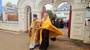 Проводы иконы «Целительница» из Дмитровского в Алексеевский монастырь 13.10.2024